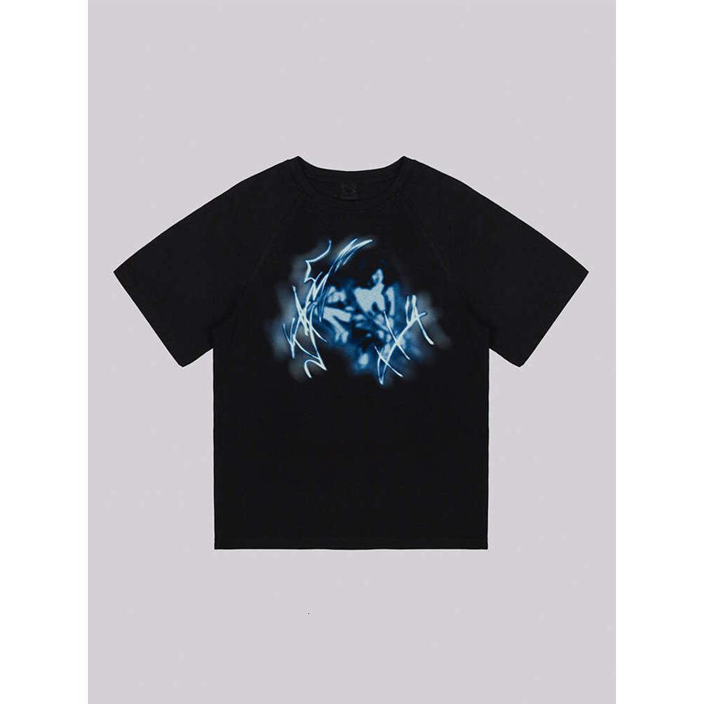Summer Trendy Printed Letter Fashion Versatile Short Sleeve T-shirt Top for Men and Women 2025