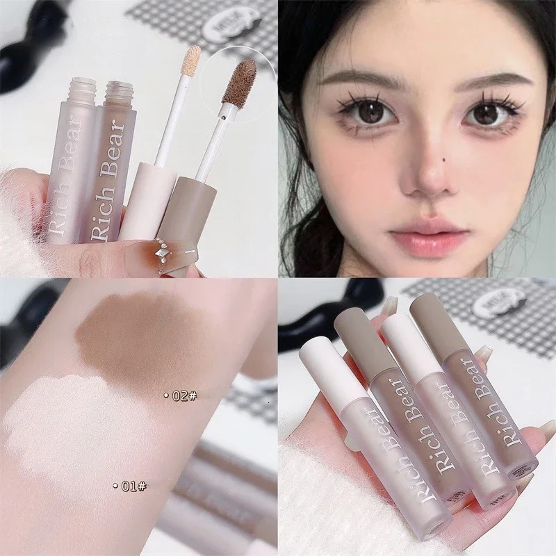 Brown Bronzer Contouring Stick Waterproof Liquid Texture Highlighters Shadow Pencil Face Brightening Cosmetics Makeup 250219