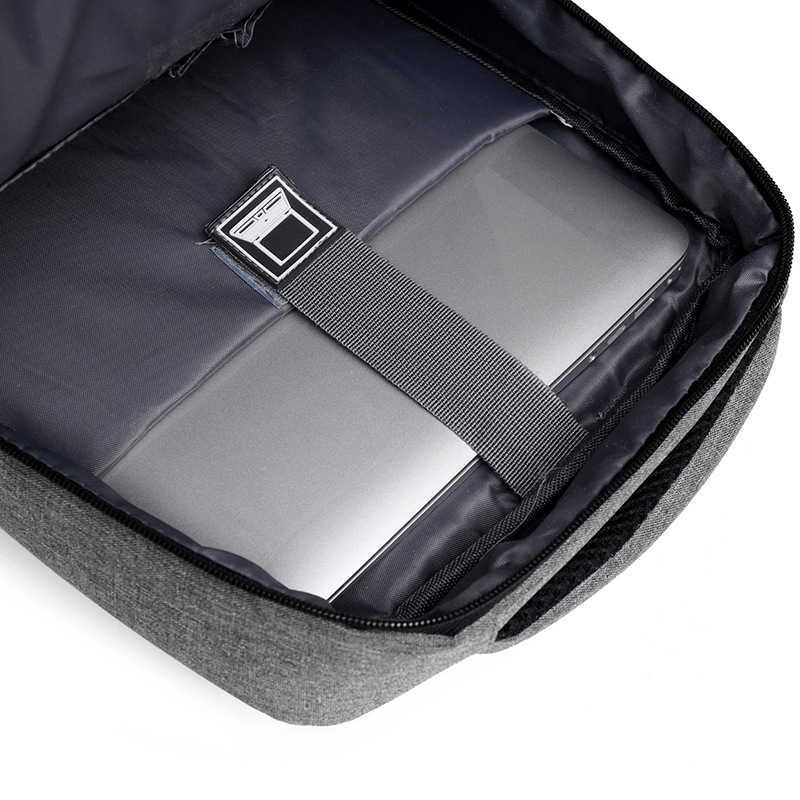 Backpack Computer Bag Simple Multifunctional Usb Charging Backpack Business Large Capacity Mens High-end Backpack For Middle School Students Travel Ba