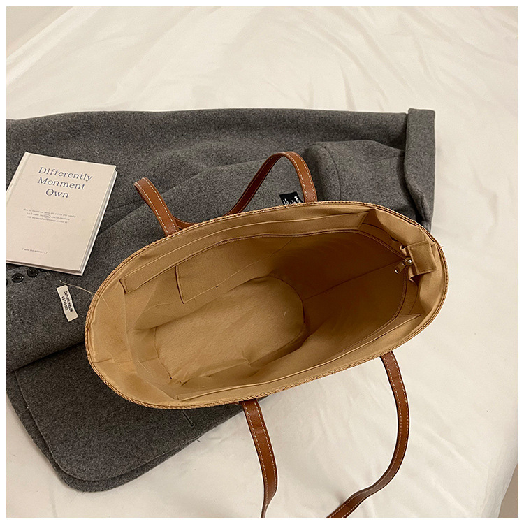 Straw woven for women's summer Instagram style 2025 new beach outdoor travel vacation large capacity shoulder bag #swissmilitary