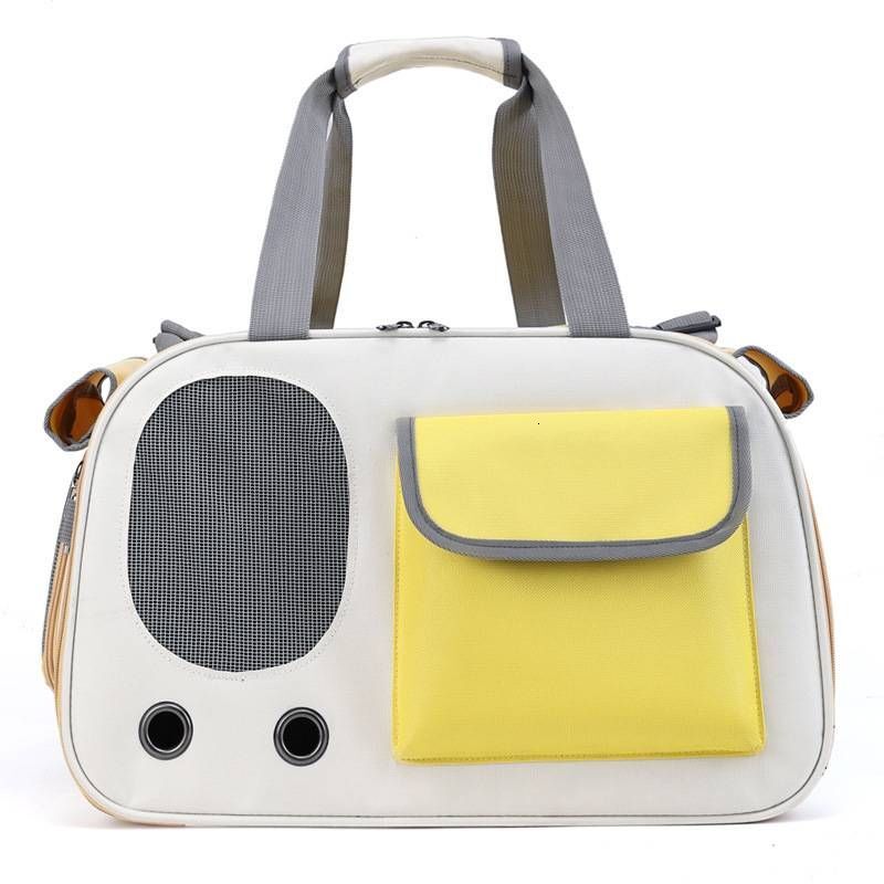 Designer fashion new cat out portable handbag Breathable pet four seasons universal roller curtain bag