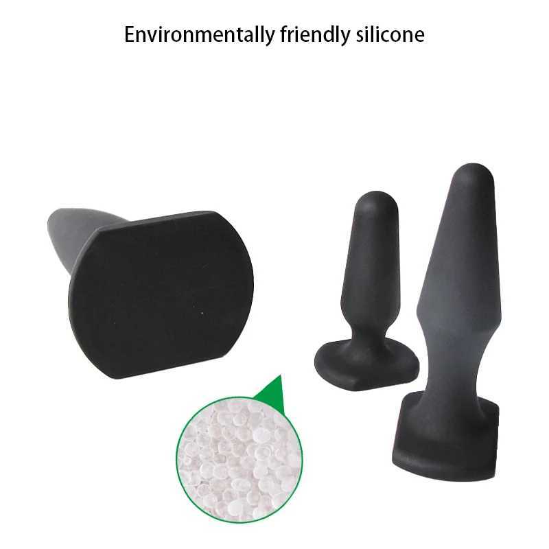 S/M/L Silicone Plug Anal Butt Plug Beginner Anal Stimulation Male Women Anal Adult Sex Toys For Couples SMW250228