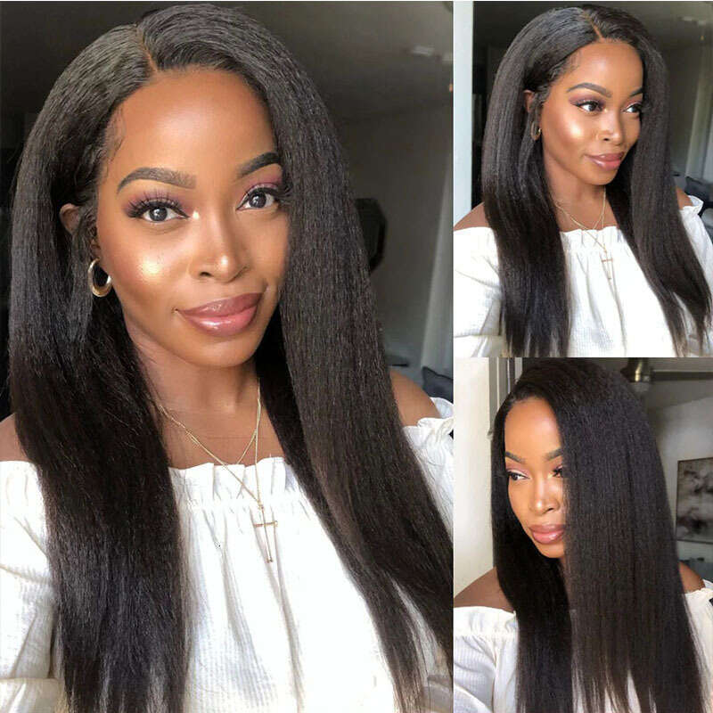 HD Front Lace Wig Yaki Lace Front Wigs Human Hair