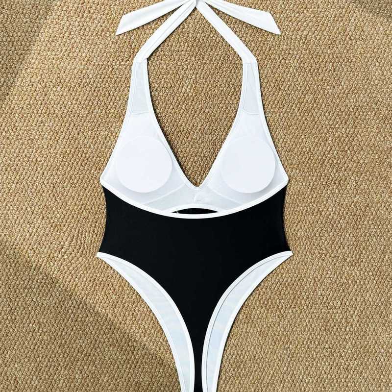Women's Sexy Swimwear new one-piece swimsuit women's bikini 3D three-dimensional flower women's swimsuit bikini
