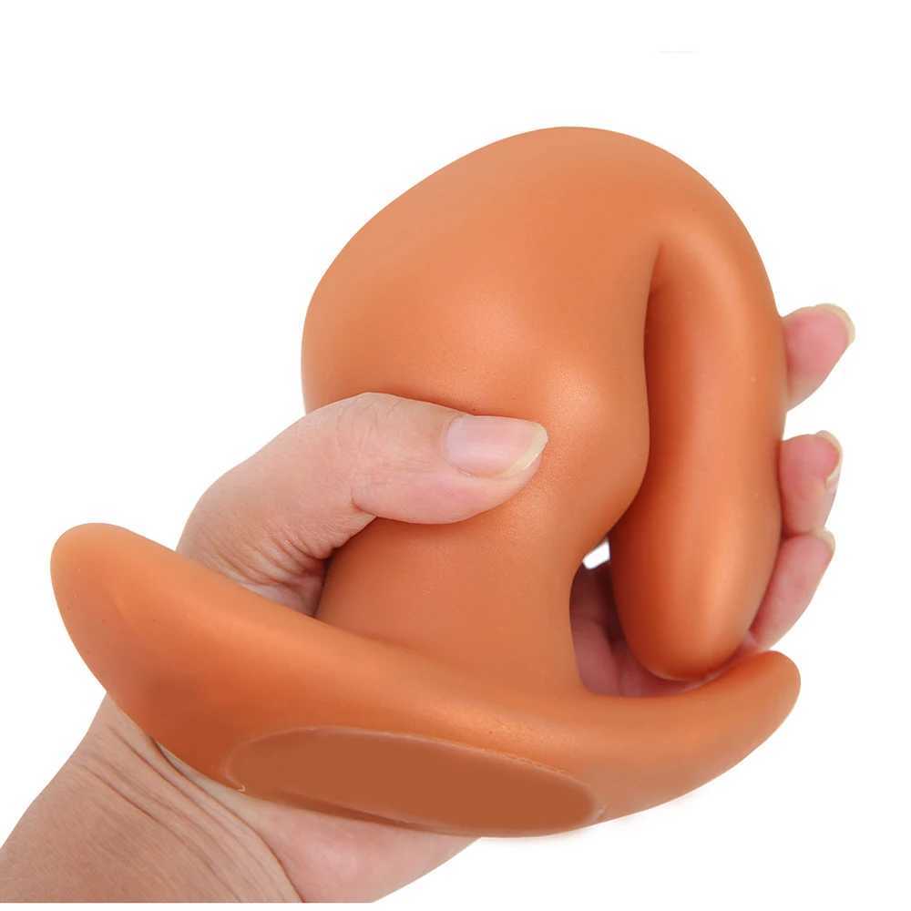 Soft Anal Plugs Liquid Silicone 35-78mm Buttplug Gay Men Prostate Massage Butt Plug Anal Dilation Training Comfortable To WearW250228