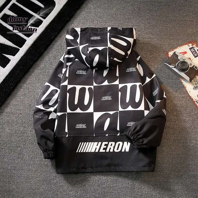 Ddmyshoesvip Big Size Spring Fall Teenager Boys Coats Casual Outdoor Hooded Sweatshirt For Kids Yrs Handsome Children Windbreaker Jacket