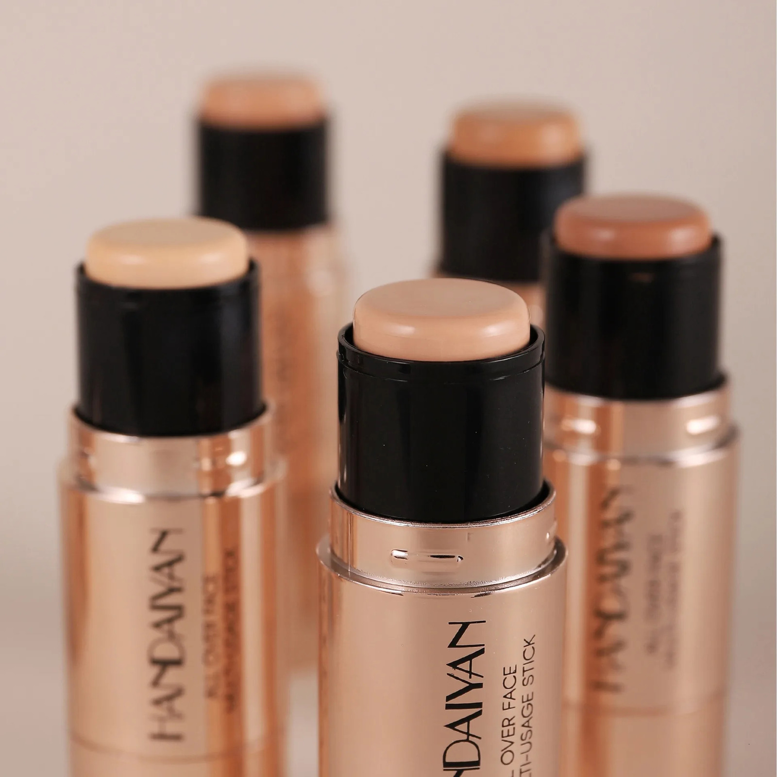 Doublehead Face Bronzer Contour Stick Cream Makeup Light Dark Shadow Lasting Concealer Brighten Contouring With Brush 250219