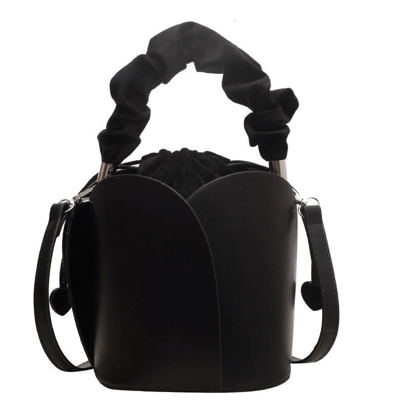 2024 New Water Bucket Xin Zhilei Petal Duo Handheld Crossbody Fashion Versatile and Simple Small Bag