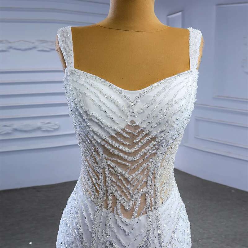 exquisite organza custom mermaid harvest wedding dresses for women beads