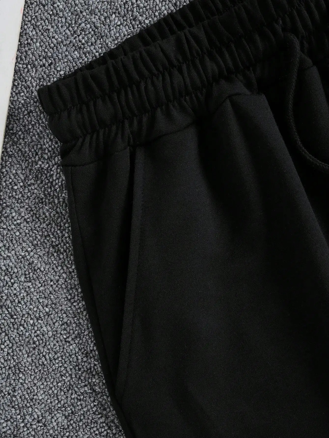 Plus Size Women Shorts Summer High Elastic Lace Up Drawstring Wide Leg Sweat Fitness Running Loose Casual Sports Pants 250228Z