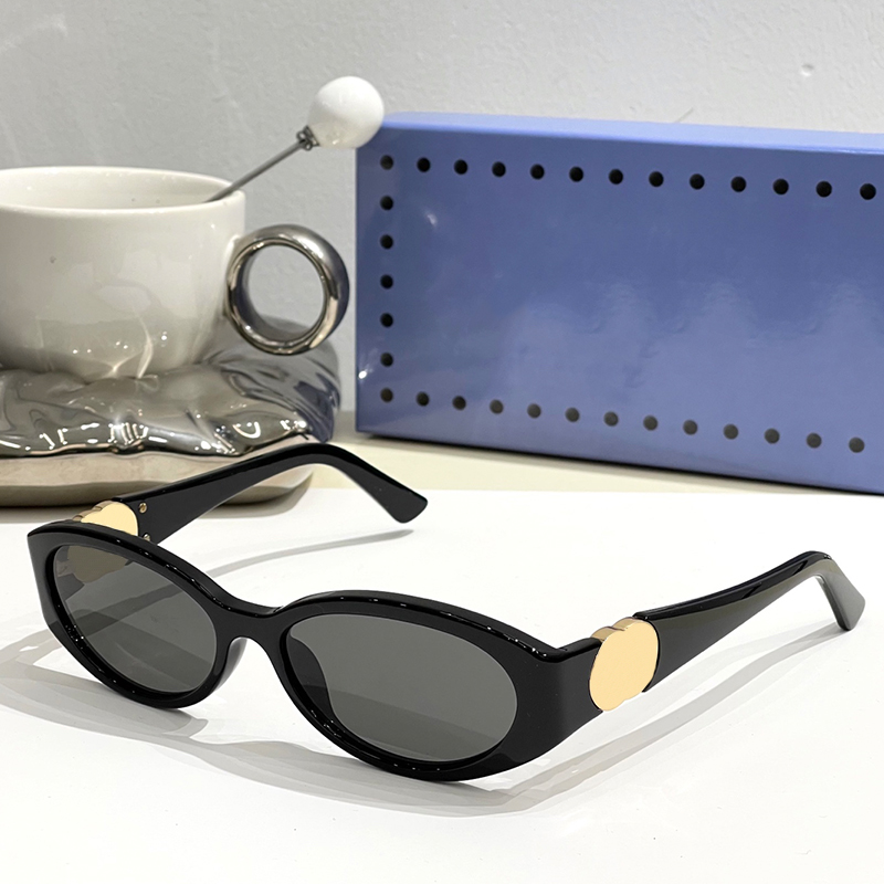 Luxury Oval Sunglasses For Women And Men Acetate Full Frame Model 1662 Designer Sunglasses Outdoor Goggles UV400 Glasses With Box