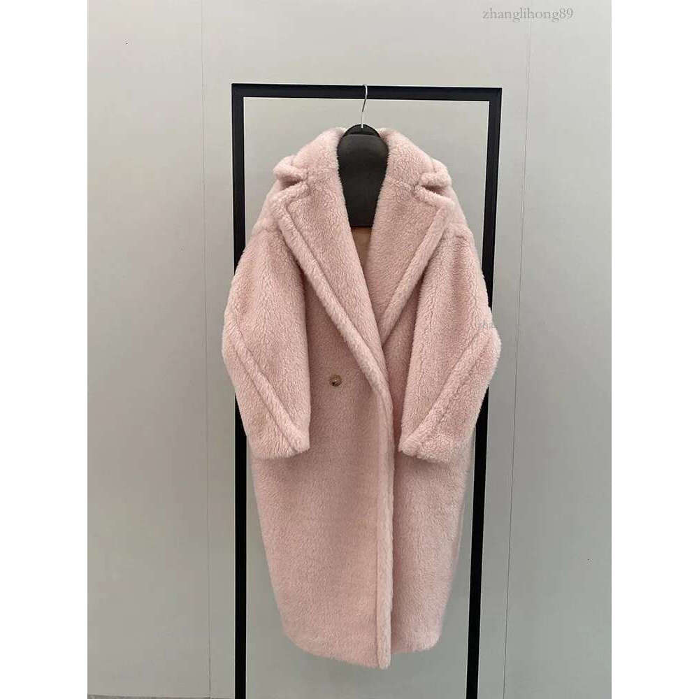 Womens Fur Faux Teddy Bear Coat Women Winter Alpaca Loose Warm Camel Wool Female Classic Casual Lapel Milk White Oversized 230828