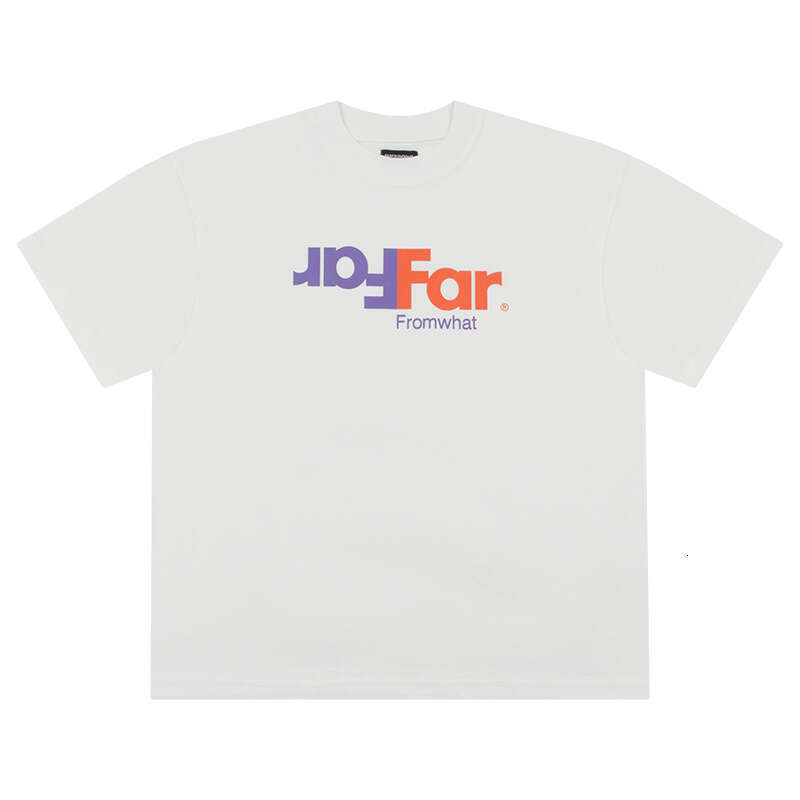 Minority fashion brand Far Archive letter printed Vibe style street hip-hop men's and women's loose short sleeved T-shirt
