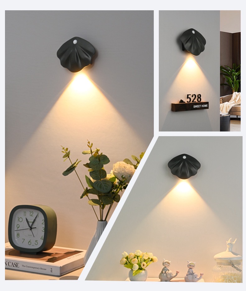Magnetic Suction Intelligent LED Chargeable Night Light Versatile Wall Mount for Door Number Lighting 100-800