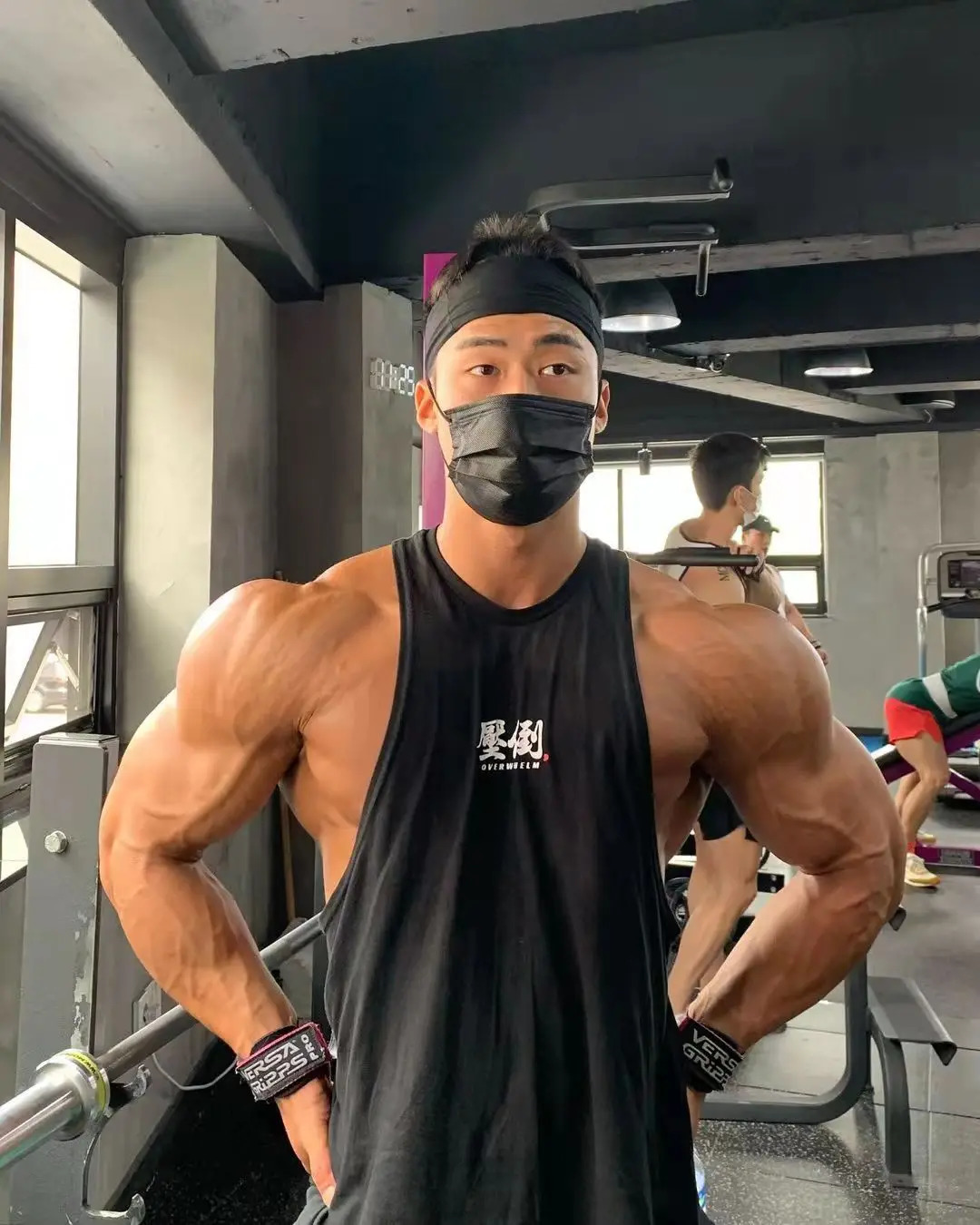 Summer sports vest mens cotton elastic training fitness vest fashion enthusiasts transfer 250225