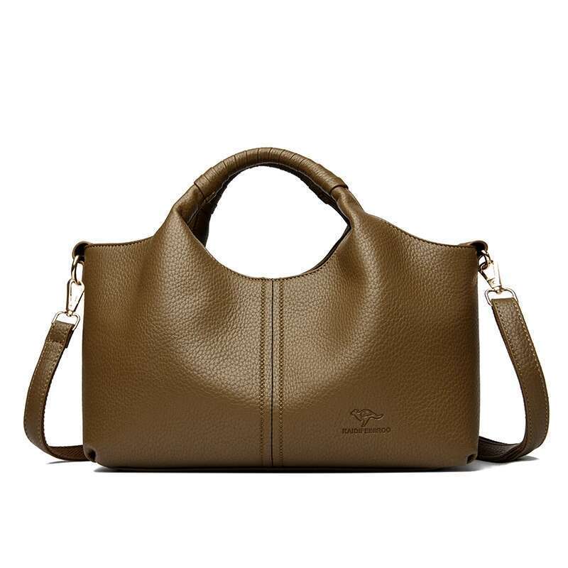 Women's Bags High Quality Soft Leather Women's Handbag Tote Fashion Women Shoulder Bag Famous Trendy Female Crossbody Bags Wallet