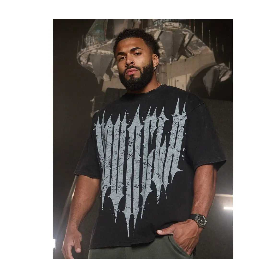 YA T-shirts Men Summer New Sports Leisure Cotton Round Neck Fashion Loose And Comfortable Clothing Gym Running Shirts manT250227