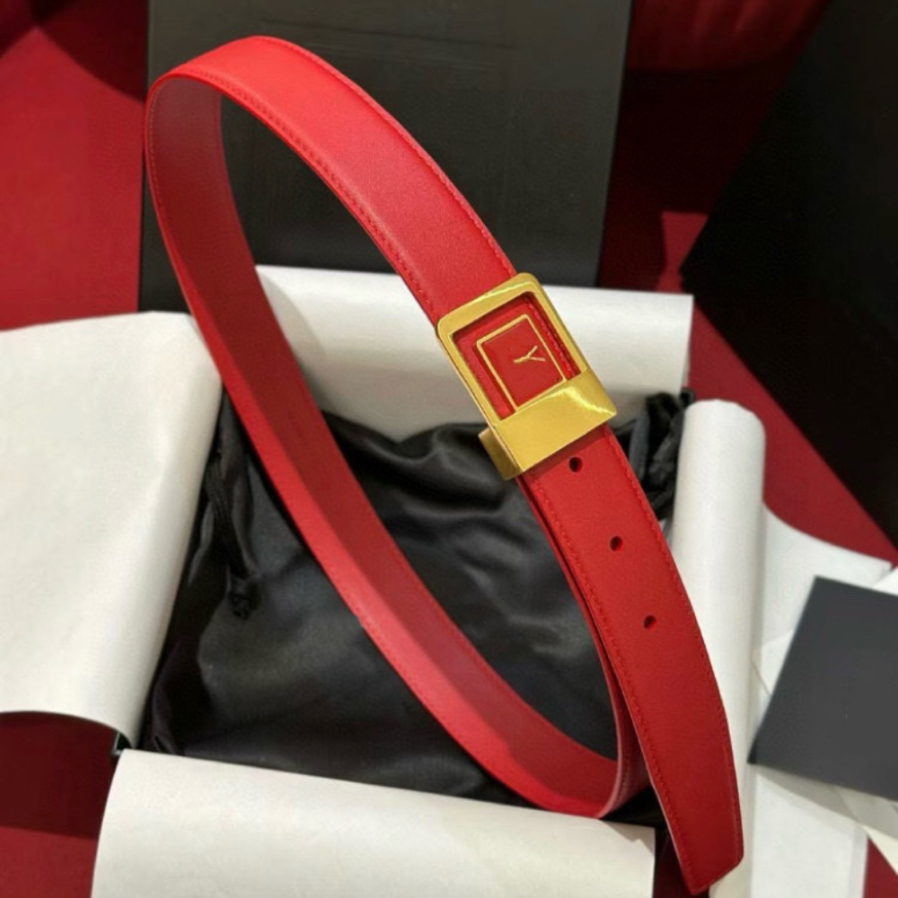 Women Luxury Waistband Designer Women Belt Red Belt 3.0cm leather belts dress waist band woman genuine leather Girdle fashion buckle Head Solid Color Belts with box