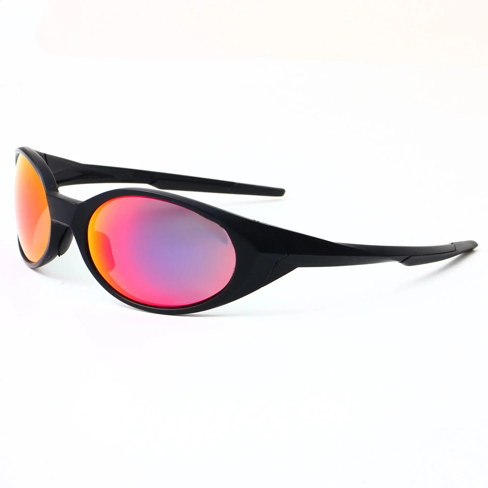 Outdoor Sports Ellipse Shaped Riding Vintage Unique Sunglasses Men Womens Casual Travel Paint Glasses Motorcycle Equipment 250225