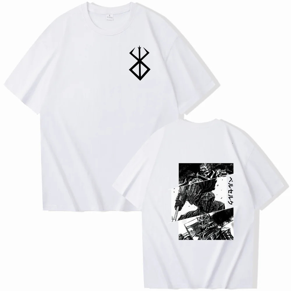 2024 Anime Fury Tshirt Summer Mens Cotton Ultra Short Sleeve Printed Top Trend Fan Clothing 250225