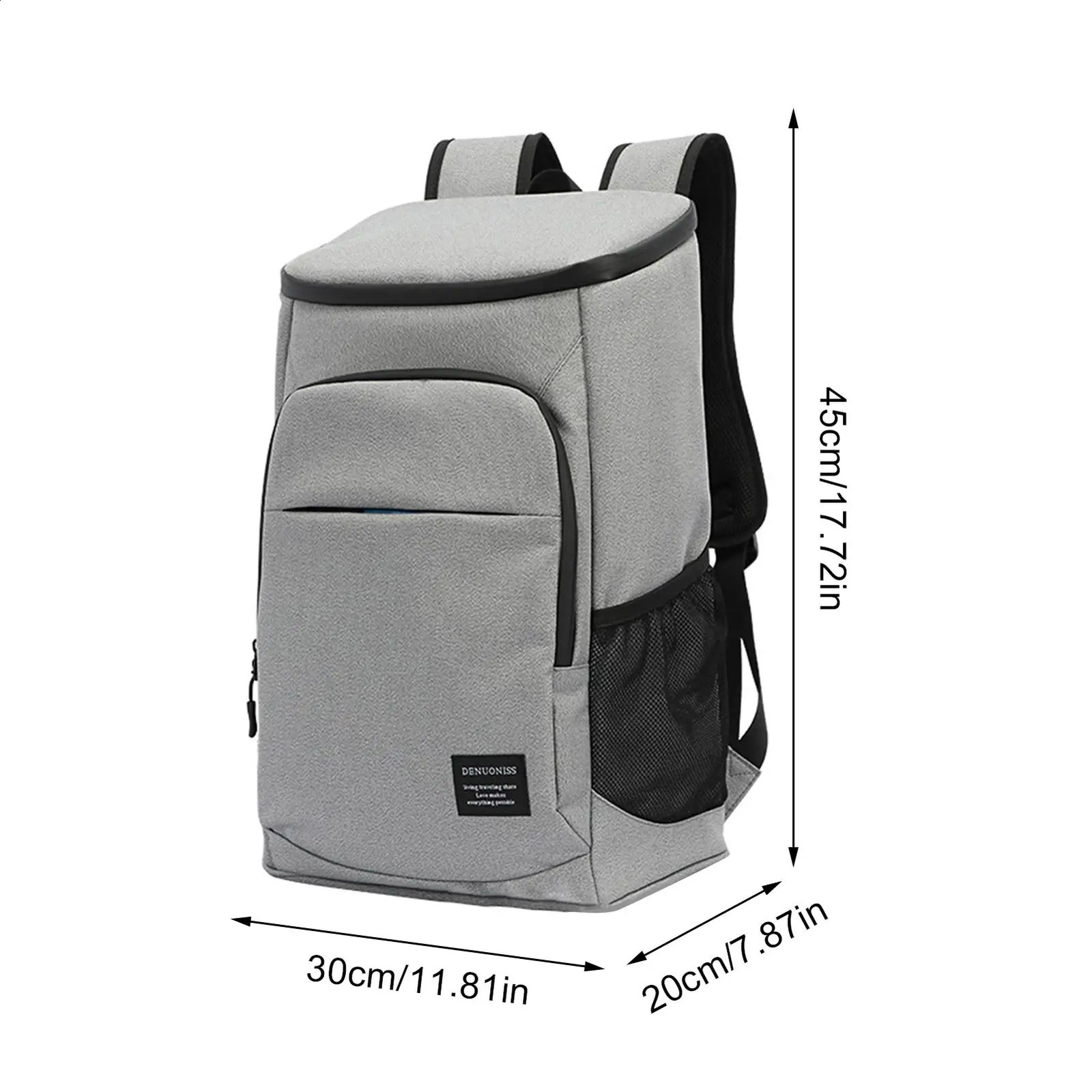 Ship from US Large Capacity Insulated Bag Leak Proof Lunch Backpack Thermal Picnic Food Beverage Storage 250227FBB