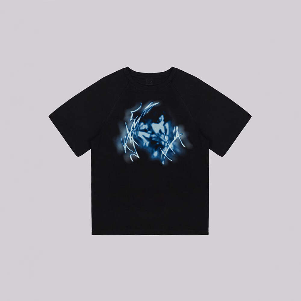 Summer Trendy Printed Letter Fashion Versatile Short Sleeve T-shirt Top for Men and Women 2025