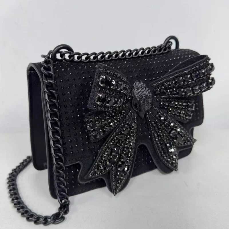 Small Designer Brand Bow For Women 2025 Fashion Bag Butterfly Hot Set Dias Mini Chain Shoulder Crossbody Bags Flapc250222