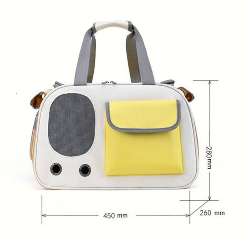 Designer fashion new cat out portable handbag Breathable pet four seasons universal roller curtain bag