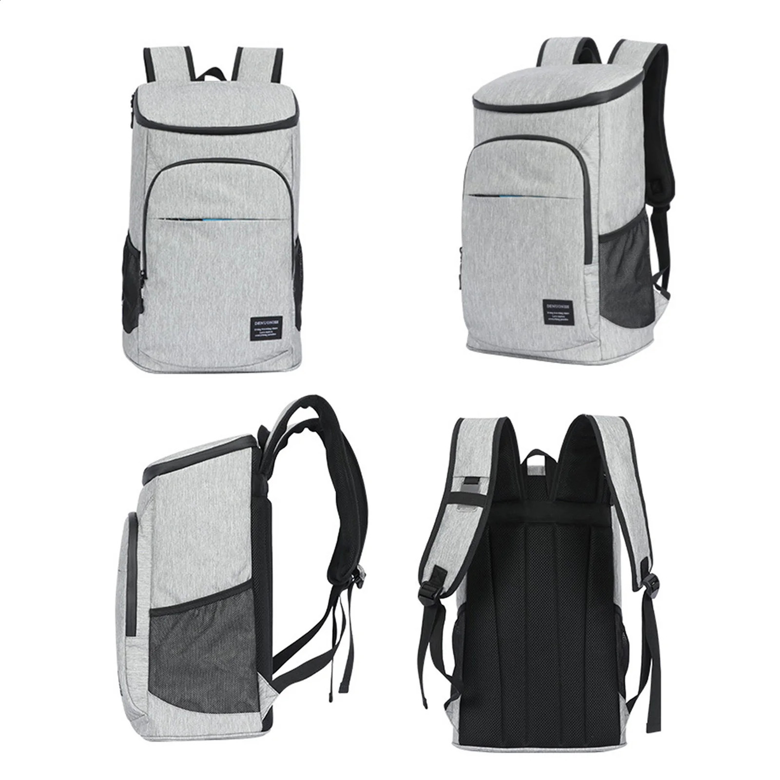 Ship from US Large Capacity Insulated Bag Leak Proof Lunch Backpack Thermal Picnic Food Beverage Storage 250227FBB