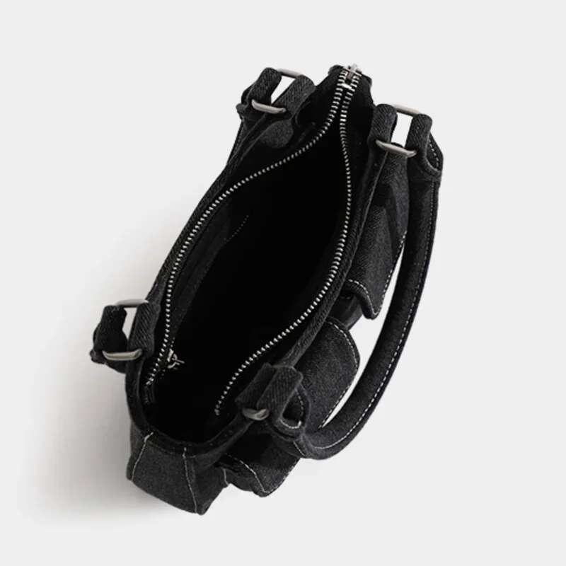 Sweet Cool Girl Style Jeans Denim Top-Handle Women's Cowboy Shoulder Handbag Underarm Bags new style5 Summer Commute Daily Bag
