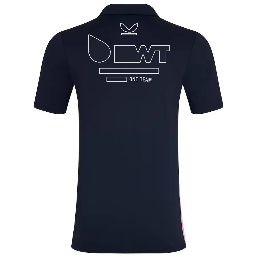 2025 F1 Team Driver T-Shirt Formula 1 Racing Zip Collar Polo Shirt Short Sleeve Summer Car Fans Crew Neck T-shirt Jersey Tops free shipping