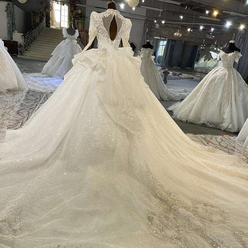 Exquisite For Women Ball V Neck Personalized Minimalist Wedding Gown Beads Lace Up Novia Dresses