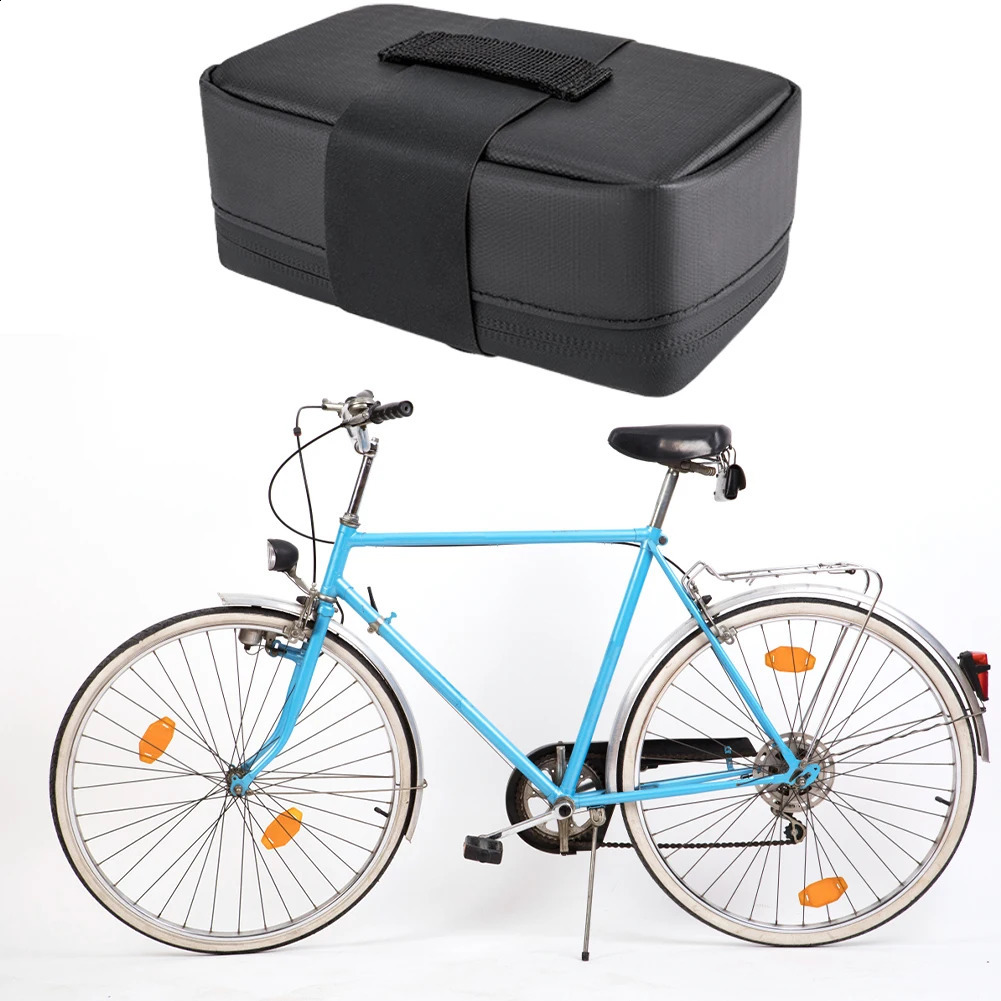 Ship from US PU Bike Seat Bag Under Large Capacity StrapOn Pouch Multicompartments for Mountain Road Bikes 250228FBB