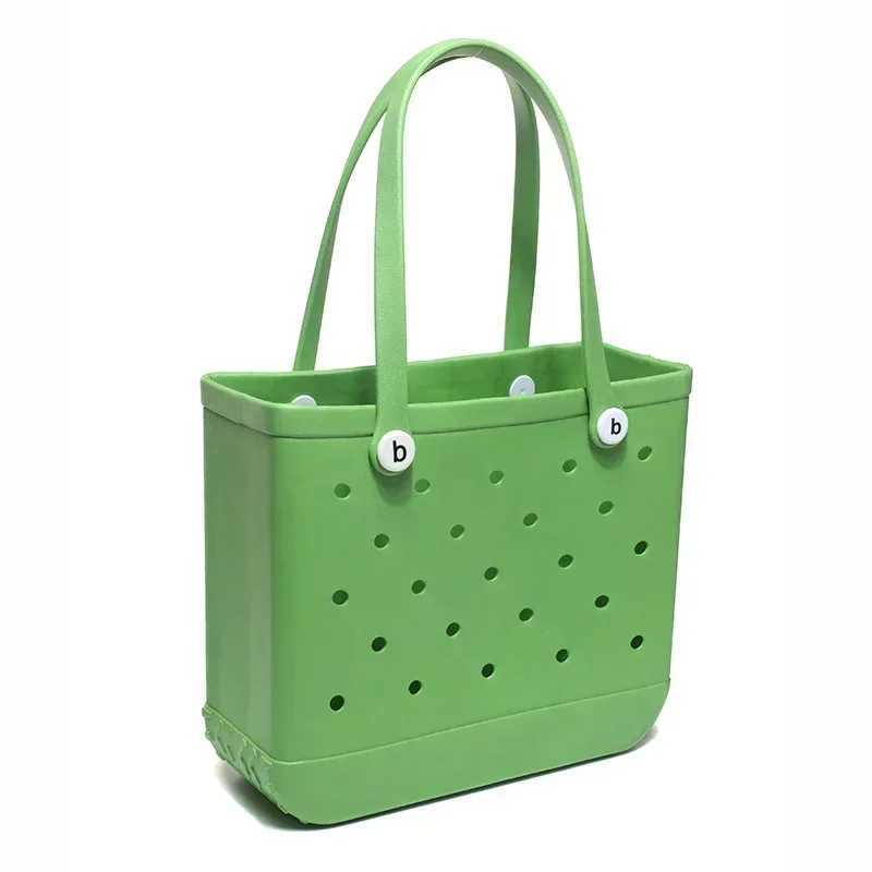EVA beach jelly bag rubber waterproof Shoder handbag large capacity portable travel handbag summer swimming pool Fi warm handbag Y250409VD