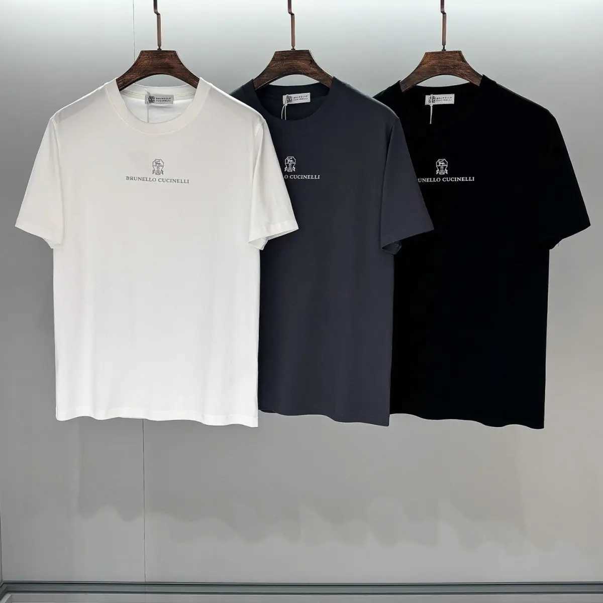 Men's T-Shirts Italian BC mens old style 25 spring/summer new cotton letter fashion casual short sleeved T-shirt Y250228TNBE