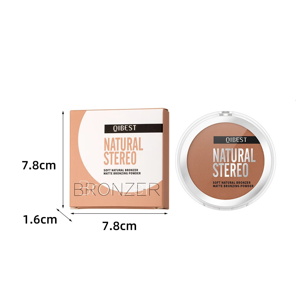 3D Bronze Matte Wheat Contour Powder Palette Makeup Natural Highlights Modification Waterproof Durable 250219