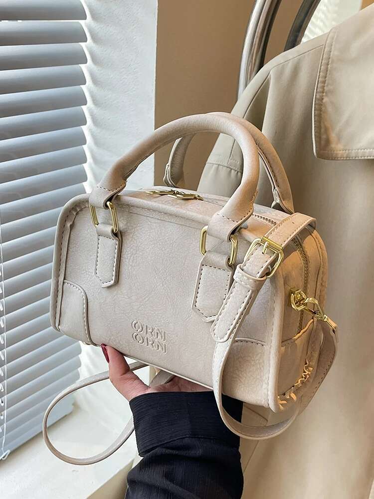 2025 Fashion Women's Small Pillowcase Solid Color Multi functional Short Handle Designer Handbag Spring New Zipper Crossbody Bag Trendy Handbag2