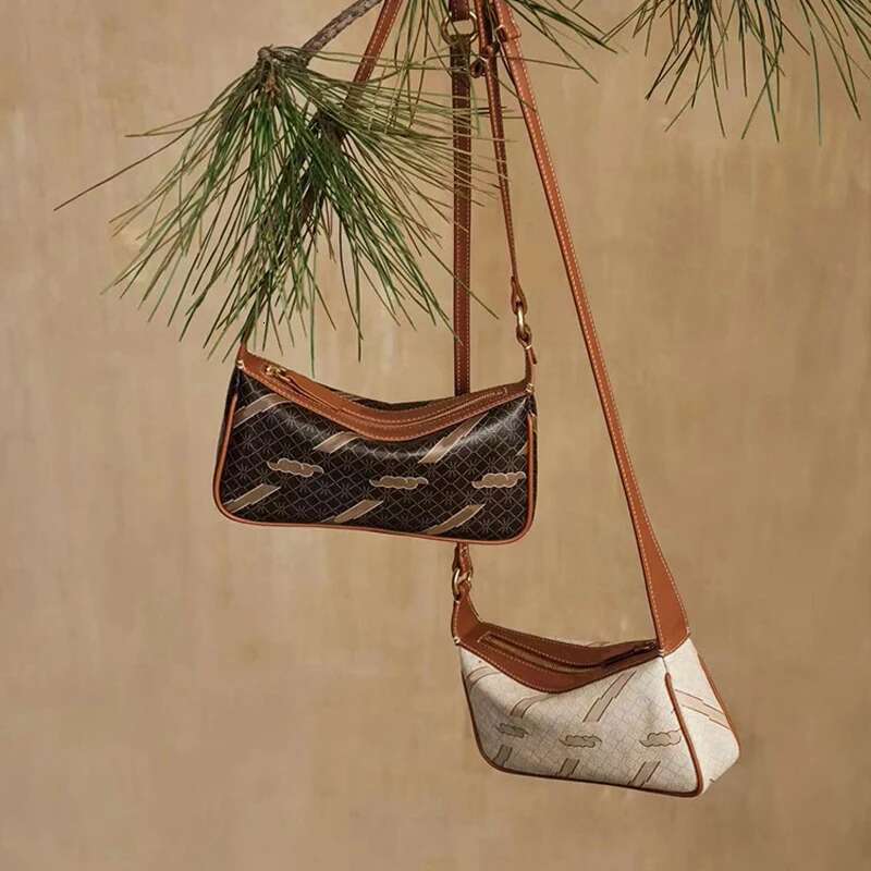 New Song Original Brand Design Handbag Casual Style Commuting Shoulder Vintage Print Women Crossbody Bag