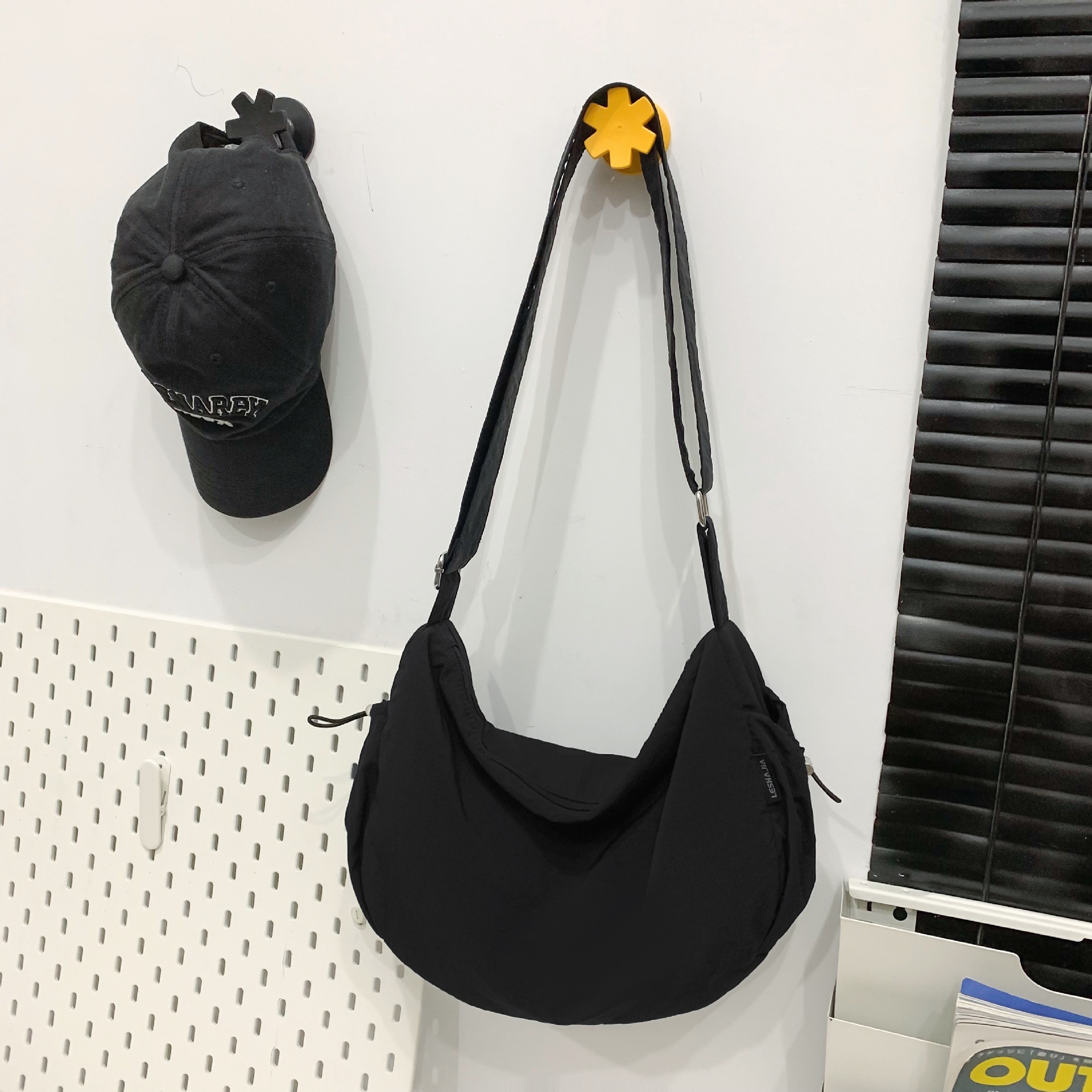 Niche Dumpling Spring/Summer New Style Solid Color Simple Trendy Casual Shoulder Travel Commuter Crossbody Bag #swissmilitary