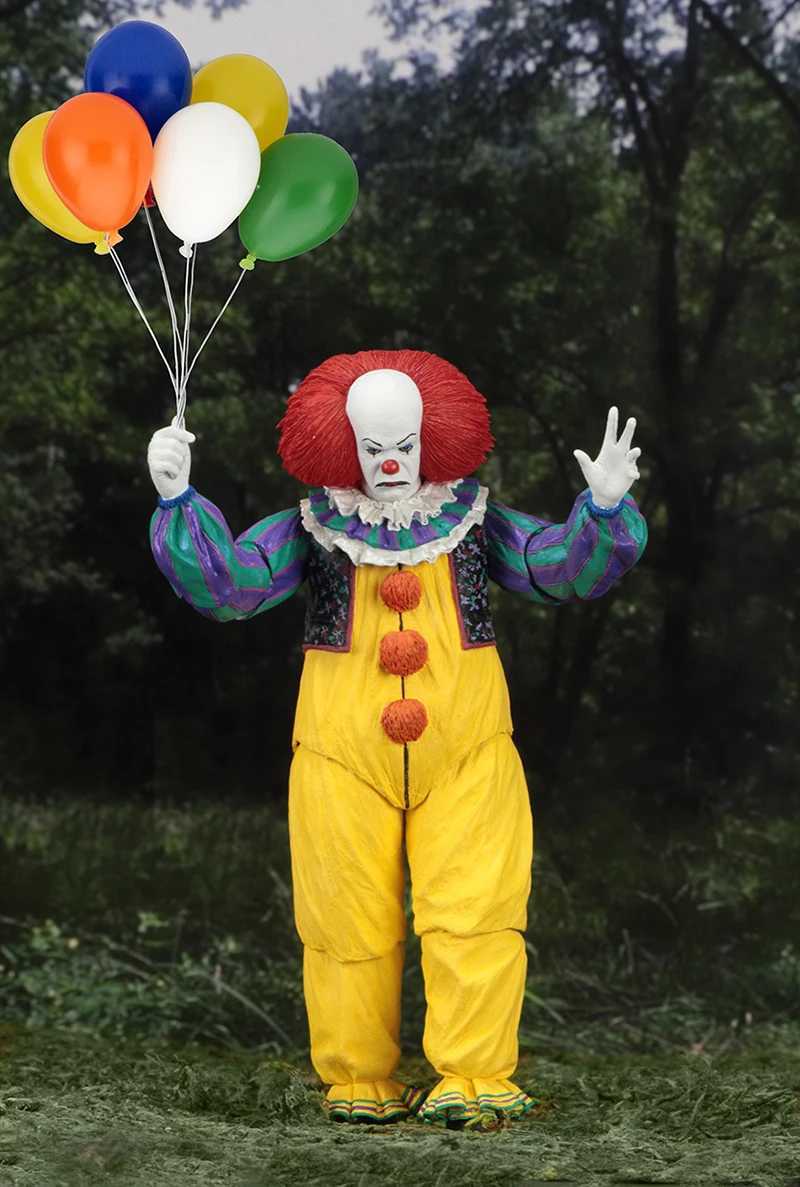 NECA Joker Stephen King Clown Pennywise Action Figure Toys For Halloween Decoration Gift W250228