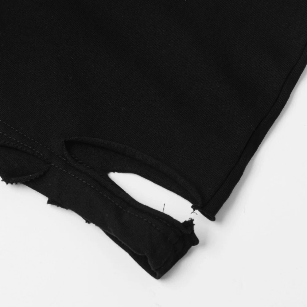 Ripped Vintage Wash Tank Top Men Women T-shirt Oversized Hip Hop Punk T Shirt Y2k Sleeveless Mens Clothing Gothic Clothes Tops 250226