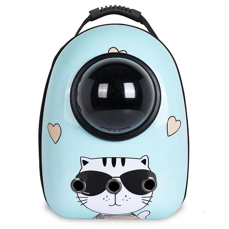 Spray Painted Cat Dog Bag Space Cabin Pet Portable And Comfortable Five Sided Breathable Backpack For Outdoor Use