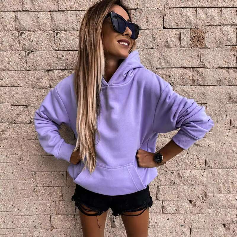 Yhh-184 Manufacturers Custom Women's Hoodies & Sweatshirts High Quality Streetwear Drop Shoulder Hoodie