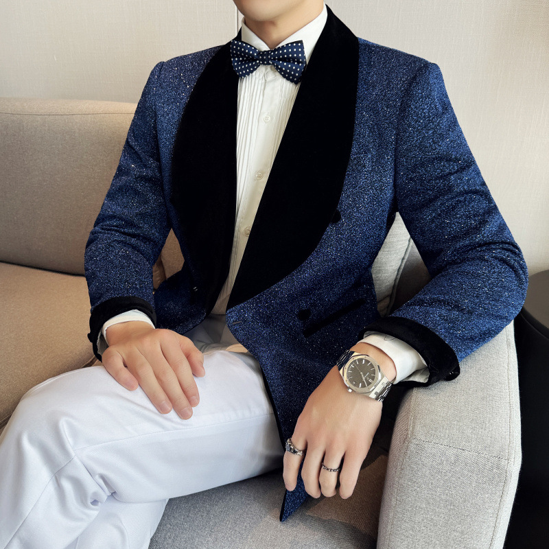 L227Stylish Slim Fit Men's Suit Set for Weddings - Perfect Choice for Modern Grooms