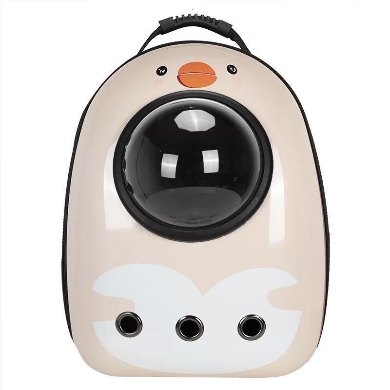Spray Painted Cat Dog Bag Space Cabin Pet Portable And Comfortable Five Sided Breathable Backpack For Outdoor Use