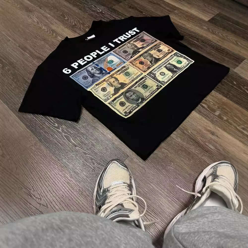 Summer cotton street hip-hop style letter printed 3D three-dimensional pattern fashionable short sleeved men's and women's tops