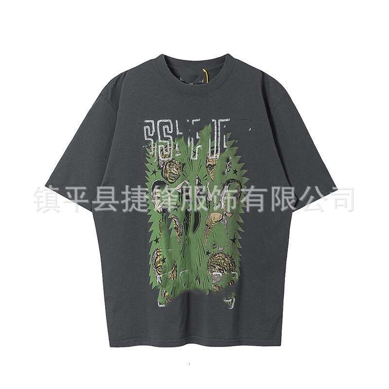 Summer new American printed short sleeved hip-hop high street trendy unisex T-shirt