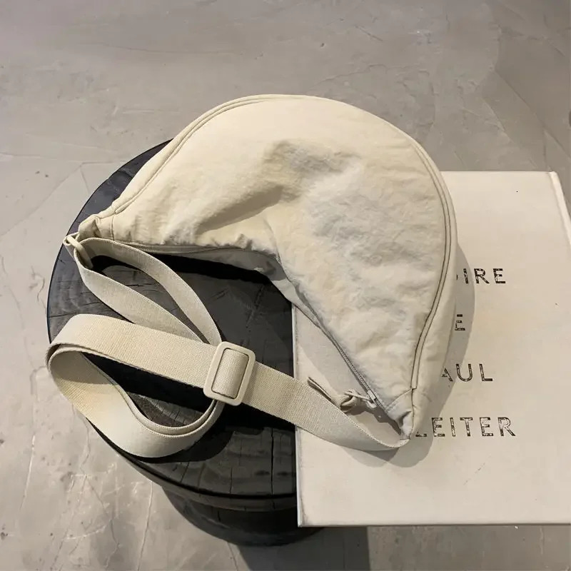 Simple n Womens Messenger Bag Fashion Ladies Nylon Hobos Small Shoulder Bags Vintage Female Girls Purse Cloth Handbags 250218