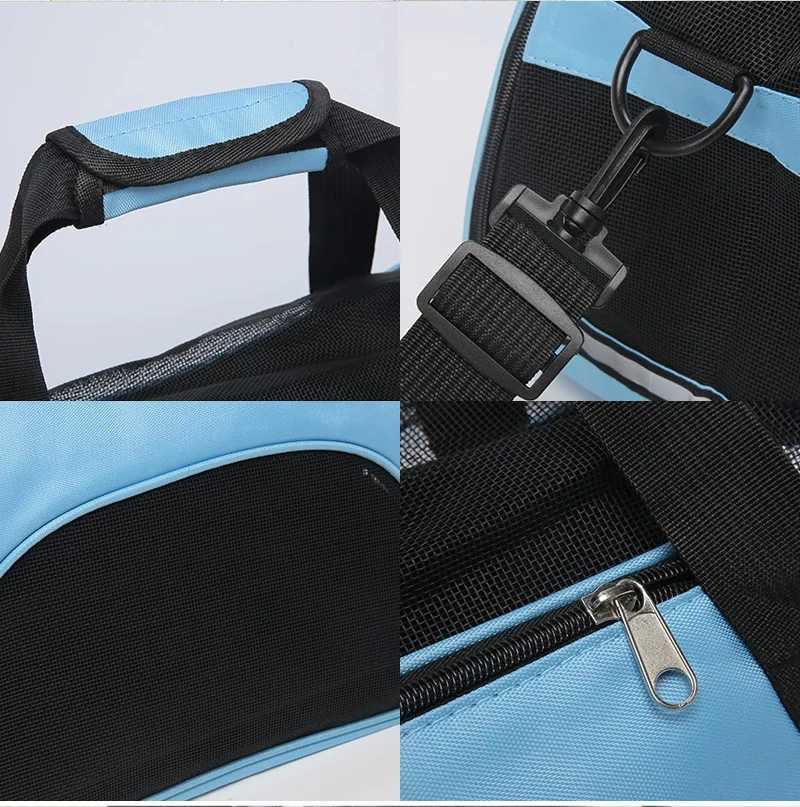 Portable Dog Cat Carrier Bag Pet Puppy Travel Bags Foldable Cats Handbag Travel Pet Bag Transport Bag 250205