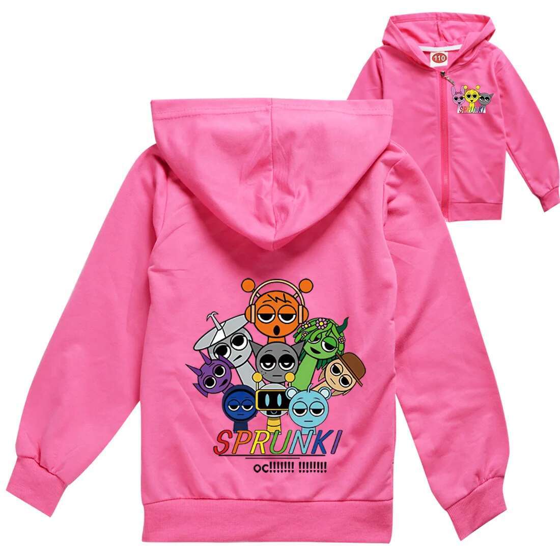 Ddmyshoesvip Cartoon Zipper Jackets Baby Girls Game Incredibox Casual Jacket Children Tops Clothes Boys Autumn Kids Sportswear